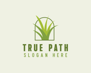 Eco Green Grass logo design