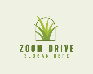 Eco Green Grass logo design