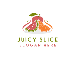 Fruit Food Nutrition logo design