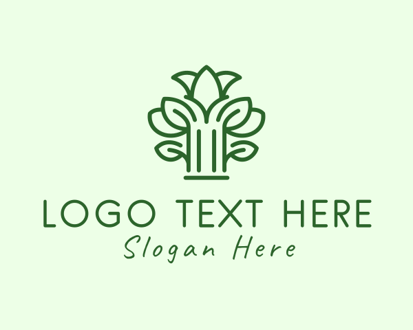 Botanical logo example 1