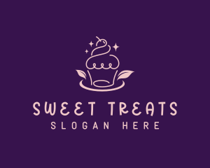 Doodle Sweet Cupcake logo design