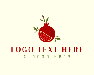 Fresh Pomegranate Fruit logo