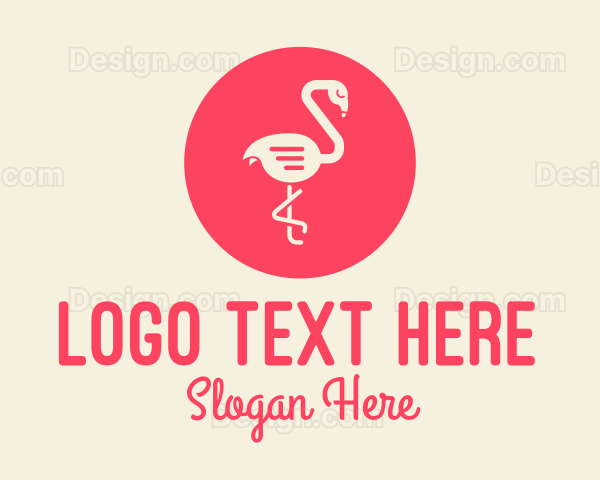 Red Flamingo Chat Logo