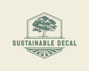 Sustainable Tree Garden logo design