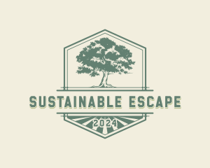 Sustainable Tree Garden logo design