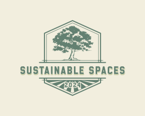 Sustainable Tree Garden logo design