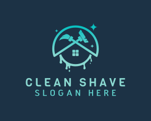 Water House Cleaning logo design