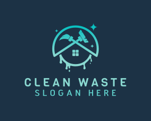 Water House Cleaning logo design