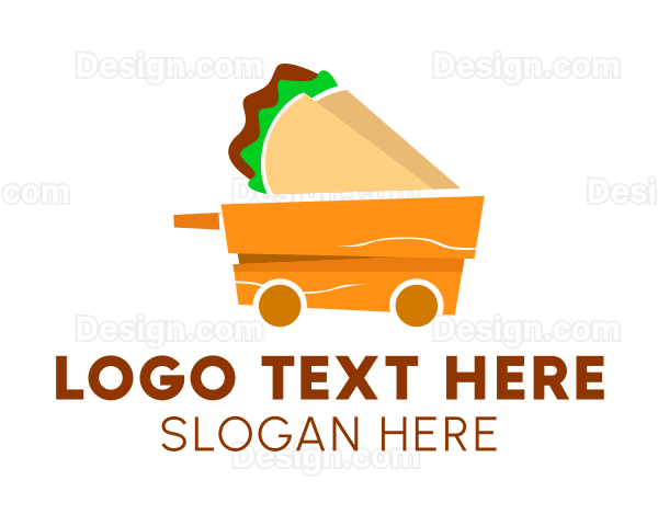 Taco Wooden Cart Logo