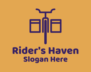 Bike Courier Delivery logo design