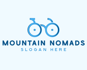 Bike Cycling Eyeglasses logo design