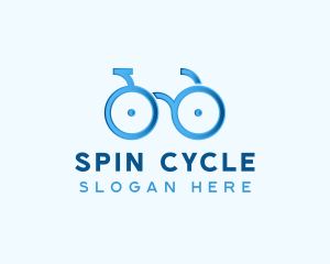 Bike Cycling Eyeglasses logo design