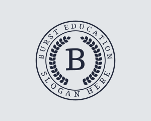 Circle Wreath Education Academy logo design