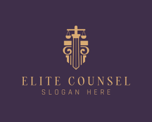 Legal Pillar Sword Scales logo