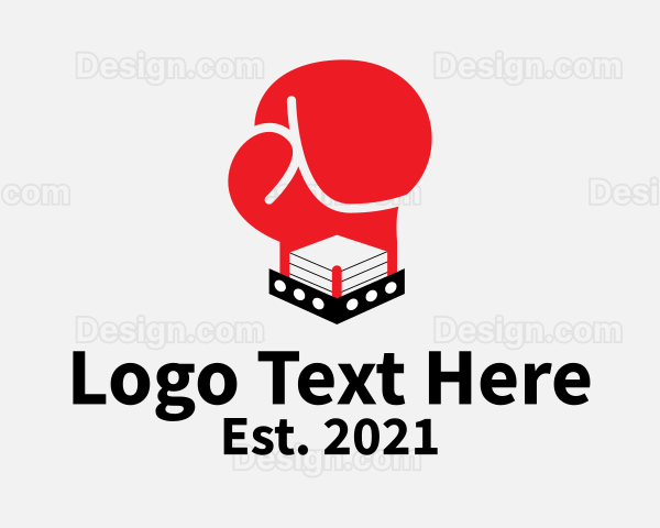 Boxing Gloves Ring Logo