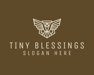 Bird Shield Badge logo design