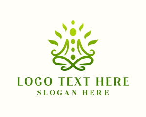 Yoga Meditation Lifestyle logo