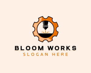 Industrial Laser Metalworks logo design