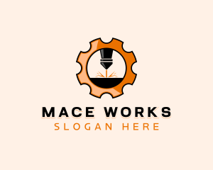 Industrial Laser Metalworks logo design