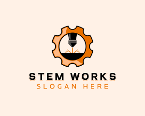 Industrial Laser Metalworks logo design