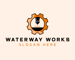 Industrial Laser Metalworks logo design