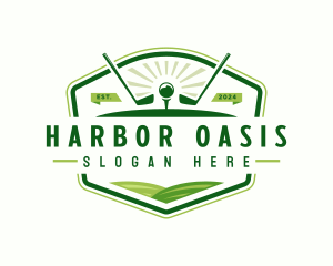 Golf Course Tournament logo design