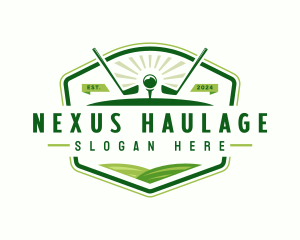 Golf Course Tournament logo design