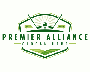 Golf Course Tournament logo design