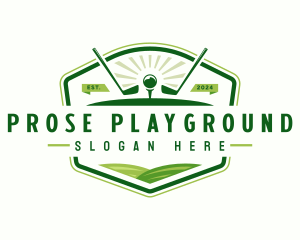 Golf Course Tournament logo design