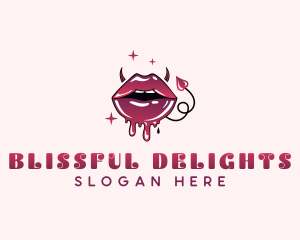 Sexual Sexy Mouth logo design