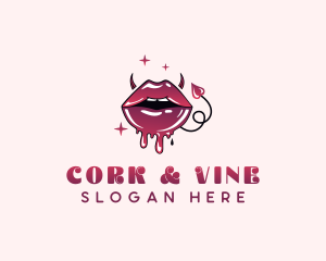 Sexual Sexy Mouth logo design