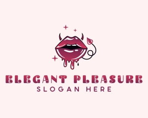 Sexual Sexy Mouth logo design