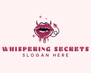 Sexual Sexy Mouth logo design