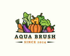 Fresh Vegetables Market logo design