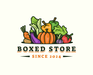 Fresh Vegetables Market logo design