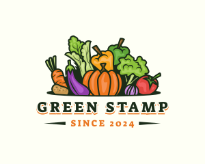 Fresh Vegetables Market logo design