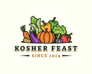 Fresh Vegetables Market logo design