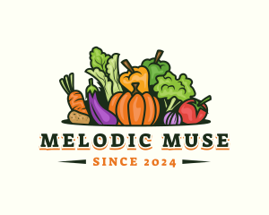 Fresh Vegetables Market logo design