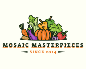 Fresh Vegetables Market logo design