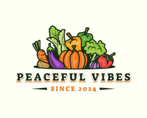 Fresh Vegetables Market logo design