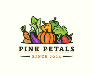 Fresh Vegetables Market logo design