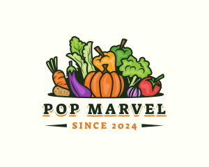 Fresh Vegetables Market logo design