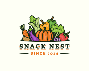 Fresh Vegetables Market logo design