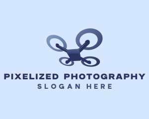 Drone Pilot Quadcopter logo design