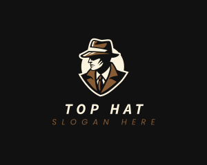 Mysterious Detective Investigator logo design