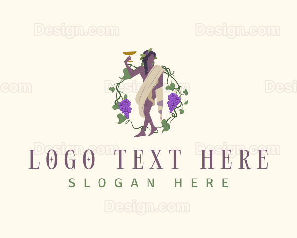 Greek God Wine Logo