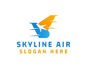 Airline Airplane Jet  logo design