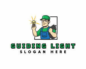 Electrician Maintenance Repair logo design