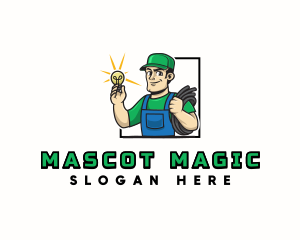 Electrician Maintenance Repair logo design