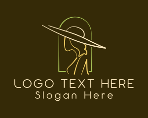 Designer - Feminine Designer Hat logo design